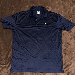 Callaway Blue Polo Shirt Classic Design